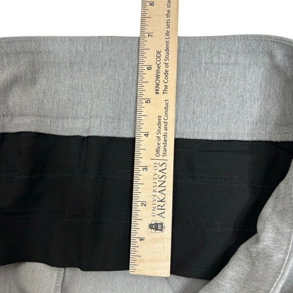 Chico’s Perfect Stretch So Slimming Gray Pull On Career Casual Pants Sz 14 NEW - Picture 9 of 11